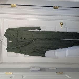 GAP  Romper Army Green With Elastic Waist